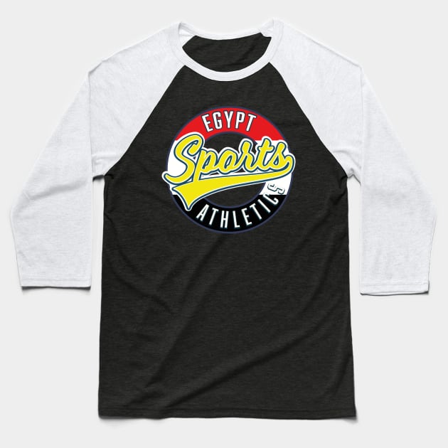 Egypt Sports Athletic logo Baseball T-Shirt by nickemporium1